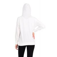 Beyaz Baskılı Sweatshirt G1071-2