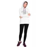 Beyaz Baskılı Sweatshirt G1071-2