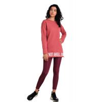 Gül Kurusu Uzun Sweatshirt G1005