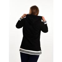 Çizgili Kapüşonlu Sweatshirt G1070-1