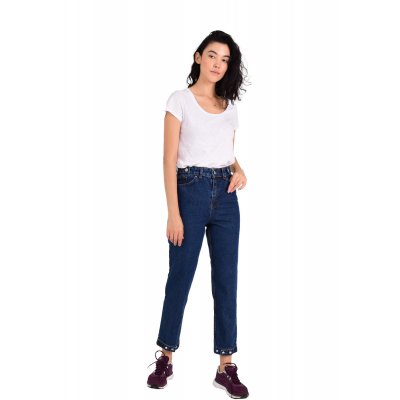 Mavi Yüksek Bel Jeans Pantolon G1037-1